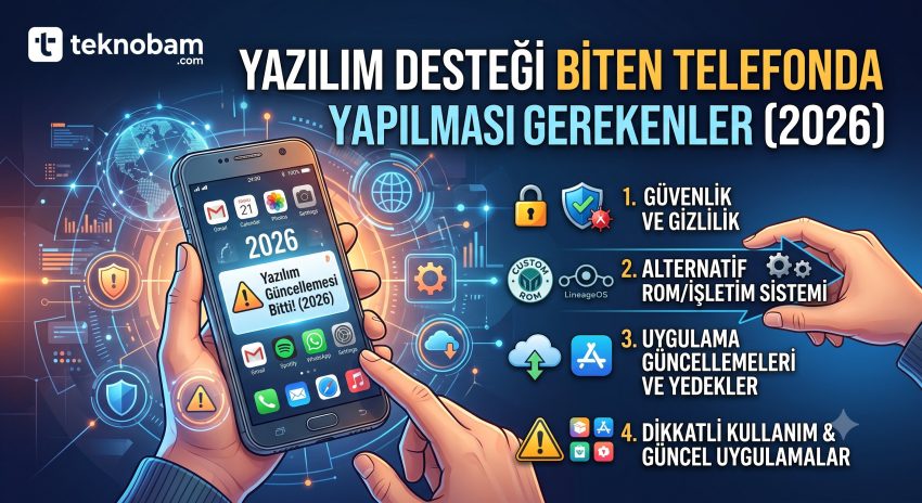 Yazılım Desteği Biten Telefonda Yapılması Gerekenler (2026)